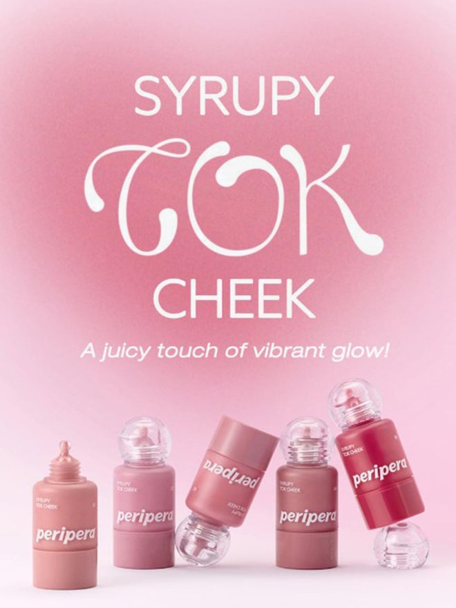 PERIPERA Syrupy Tok Cheek 001 Light Peach - Image 3