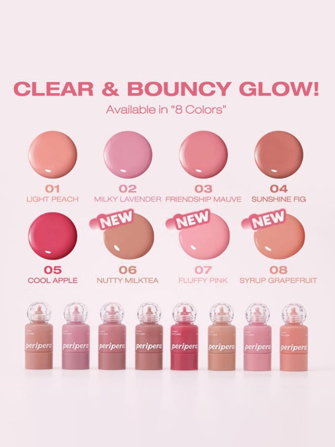 PERIPERA Syrupy Tok Cheek 001 Light Peach - Image 2