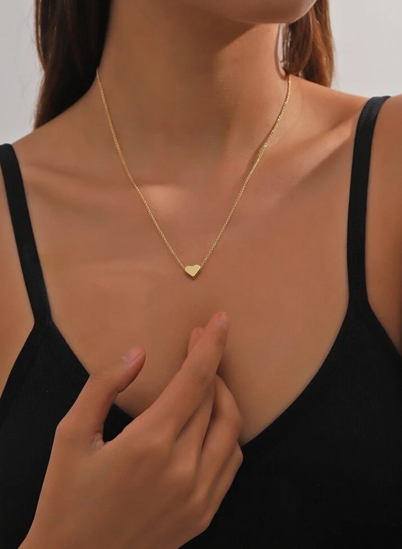 JewelryPalace 18K Gold Plated Stainless Steel Necklace For Women, Elegant Daily Wear Pendant Jewelry - Image 1
