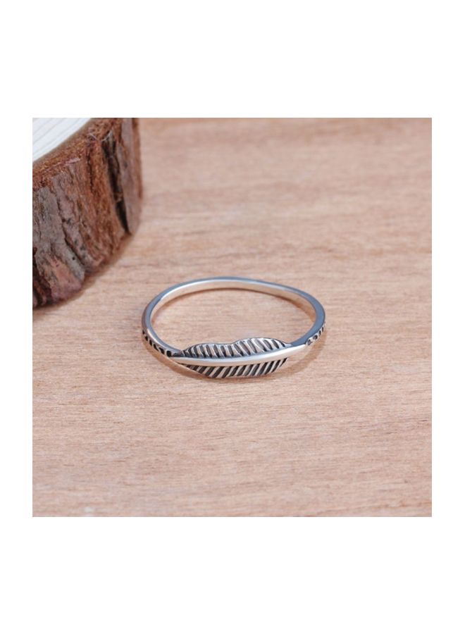 NIBEMINENT 925 Sterling Silver Leaf Ring - Image 3