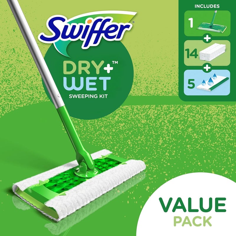 Procter & Gamble Swiffer Sweeper Dry + Wet Starter Kit - Image 4