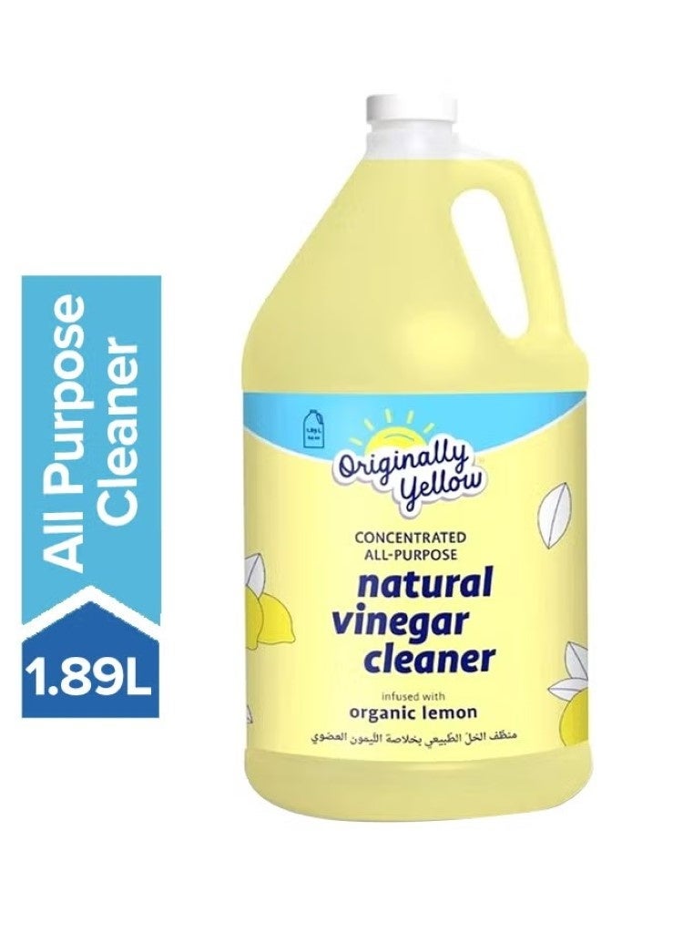 Concentrated All Purpose Natural Vinegar Cleaner Yellow 1.89 L