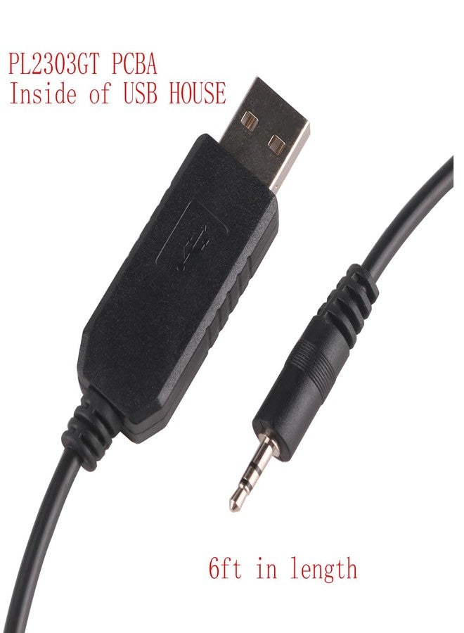 Usangreen AP9630 AP9631 940-0299A Console Cable for APC Network Management Card P2303GT USB RS232 Serial to 2.5mm TRS Stereo Jack Plug PC Link (6FT) - Image 4