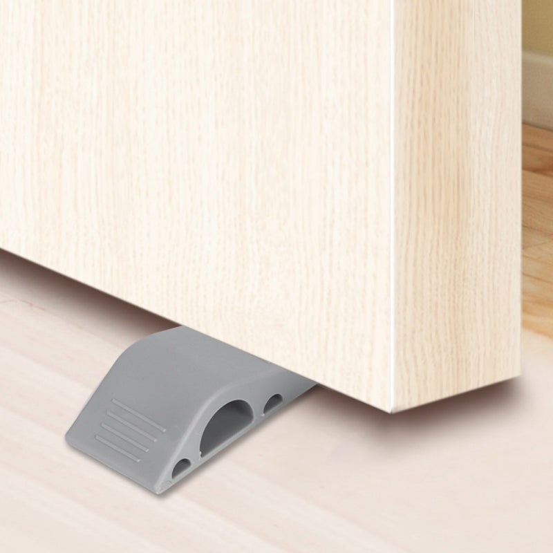 Door Stopper: 1 Pack Non-Toxic Rubber Door Blocker - Anti-Slip Base Child Safety Door Stopper for Home Office Factory - Image 2