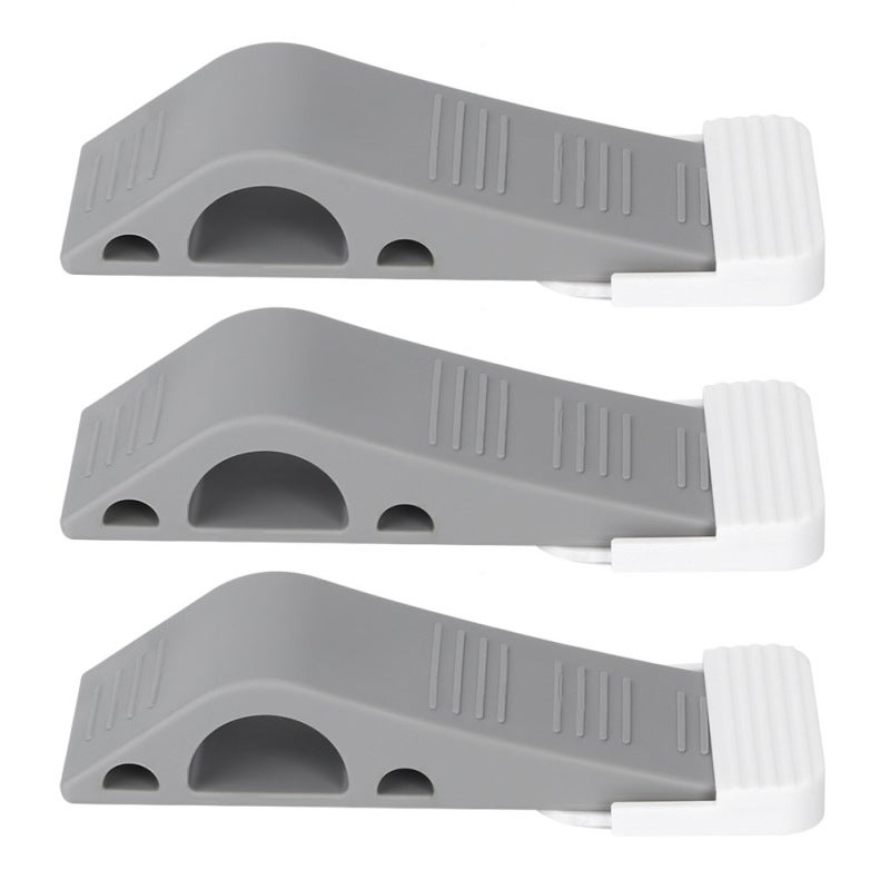 Door Stopper: 1 Pack Non-Toxic Rubber Door Blocker - Anti-Slip Base Child Safety Door Stopper for Home Office Factory - Image 1