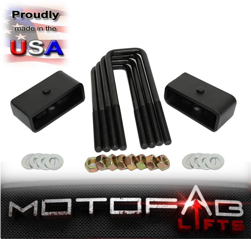 MotoFab Lifts CH-1R 1 in Rear Leveling lift kit that is compatible with Chevy Silverado Sierra GMC 2007-2018 - Image 2