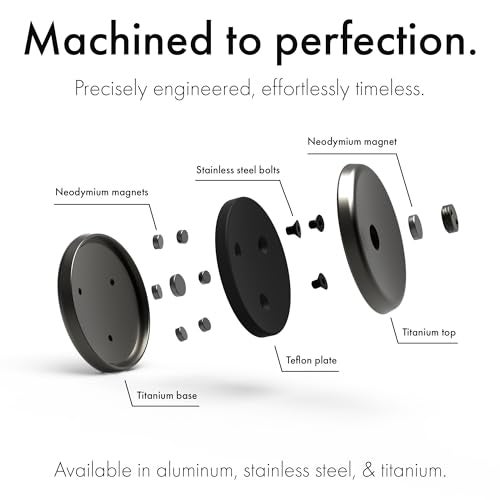 ONO Slider - Handheld Fidget Toy for Adults | Help Relieve Stress, Anxiety, Tension | Promotes Focus, Clarity | Compact, Portable Design (Natural - Titanium) - Image 5