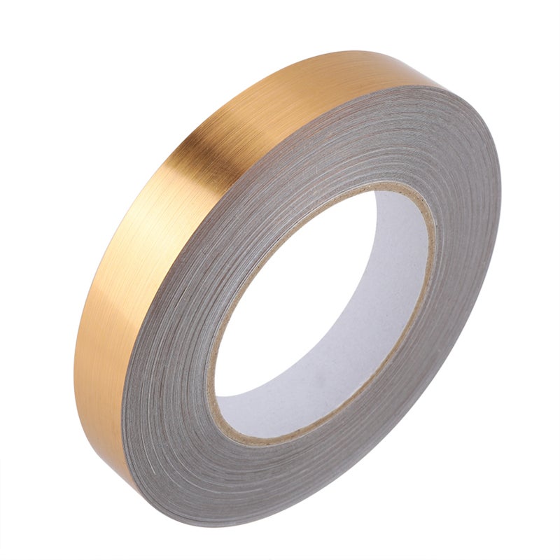PET Room Floor Crevice Line Sticker Self Adhesive Ground Corner Tile Decor (2cm*50m Gold) - Image 3