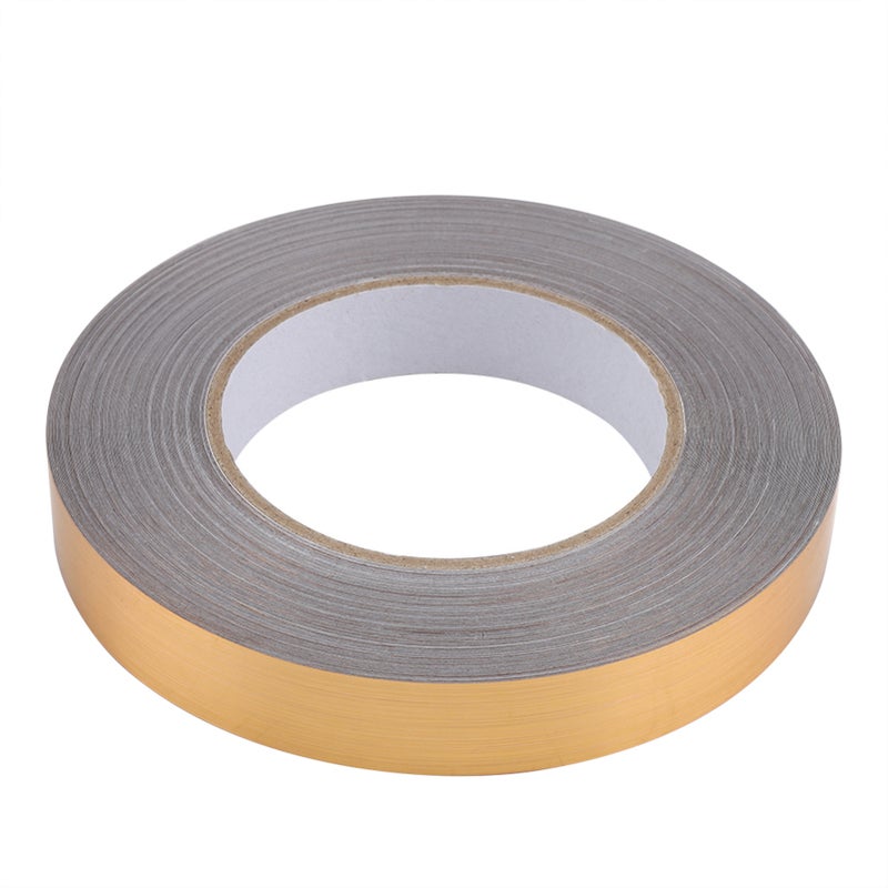 PET Room Floor Crevice Line Sticker Self Adhesive Ground Corner Tile Decor (2cm*50m Gold) - Image 1