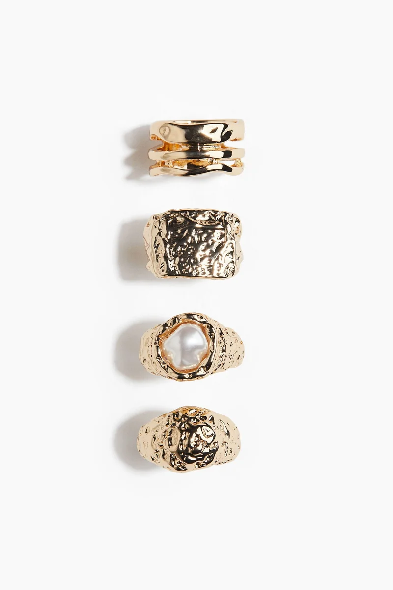 H&M 4-pack rings