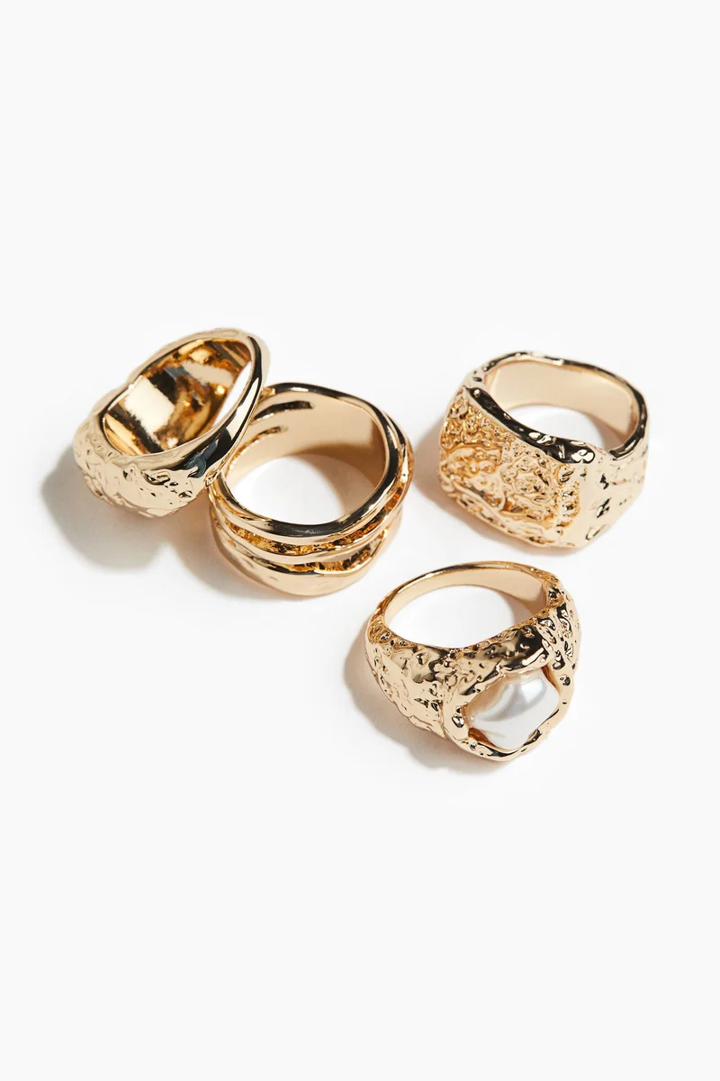 H&M 4-pack rings