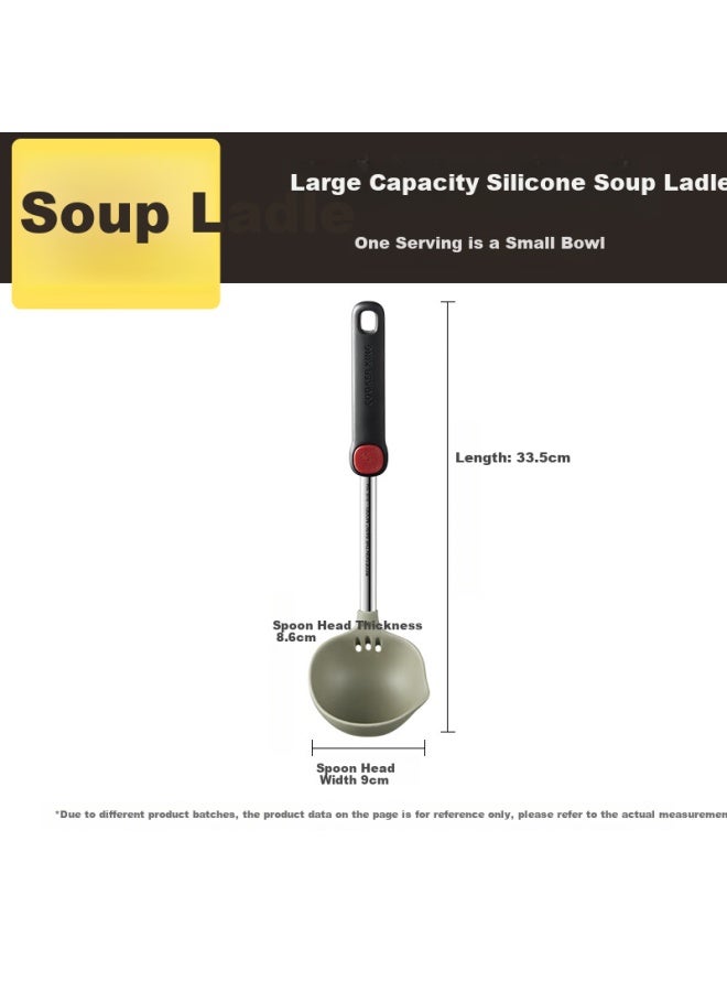 Cooker King Silicone Non-stick Soup Ladle - Image 2