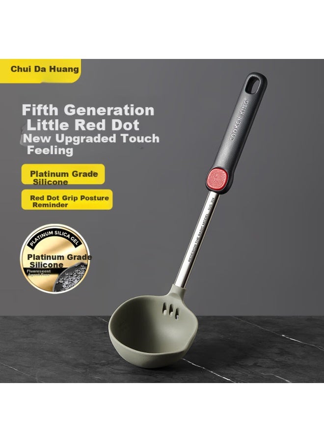 Cooker King Silicone Non-stick Soup Ladle - Image 1