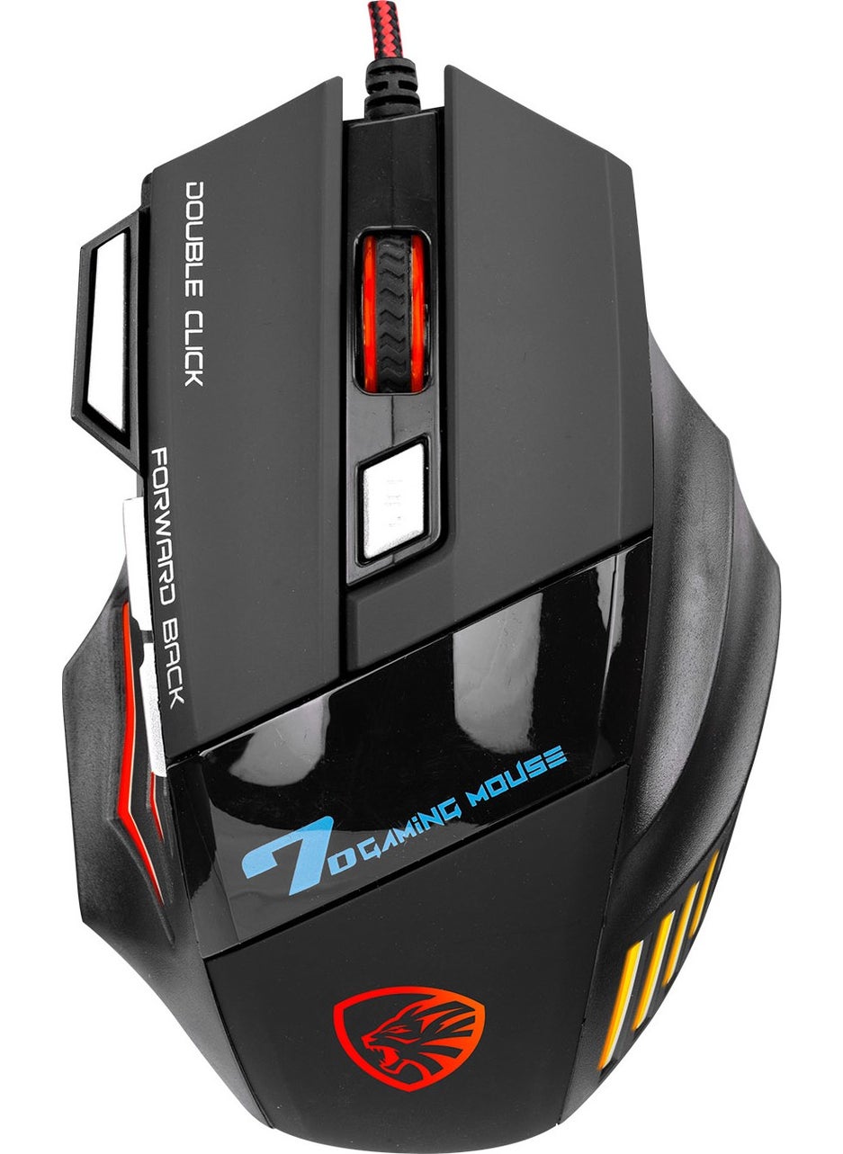 Hytech Gamy Hy-X7 Rainbow LED Gaming Mouse  - Image 1