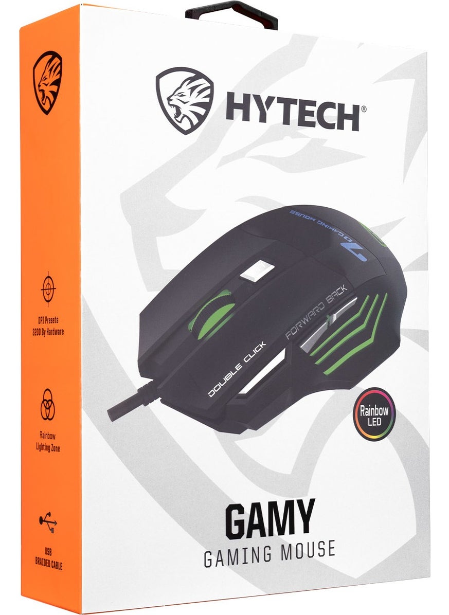 Hytech Gamy Hy-X7 Rainbow LED Gaming Mouse  - Image 5
