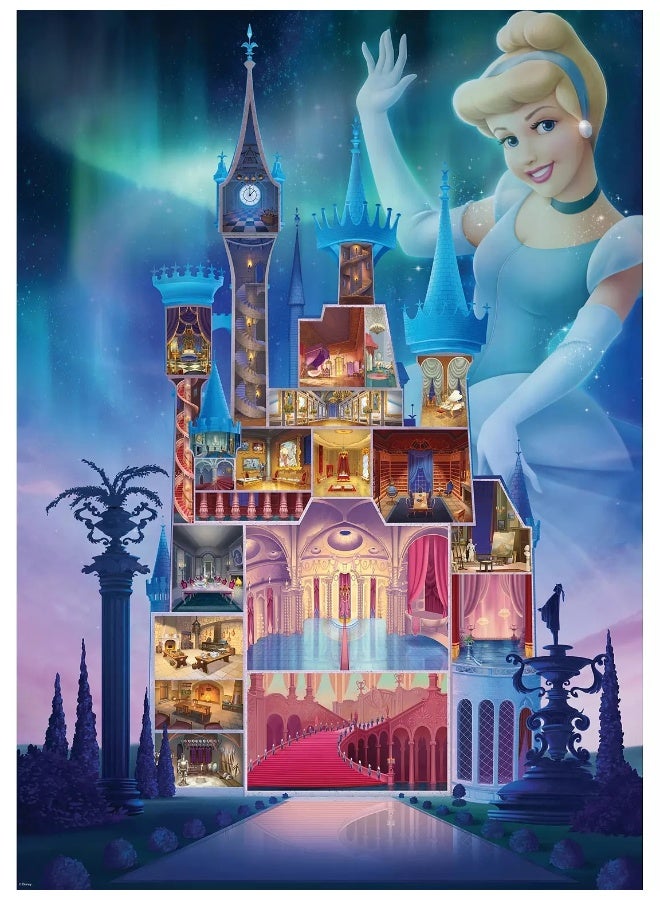 Ravensburger بازل قلعة ديزني من رافنسبورجر - سندريلا (1000 قطعة) - Image 2