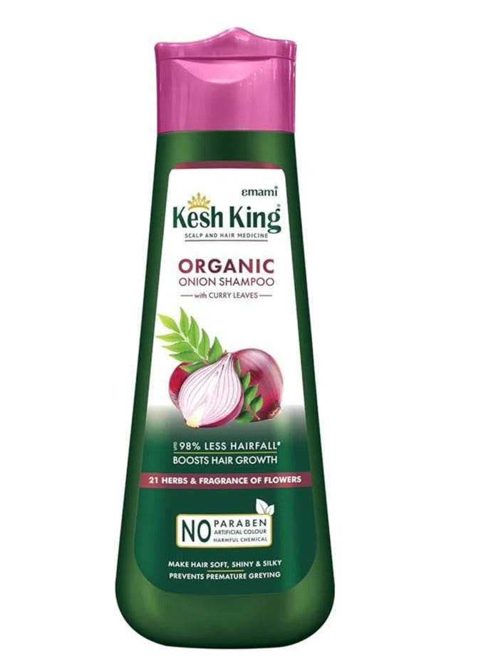 Kesh King Organic Onion Shampoo With Curry Leaves - 200 Ml - Image 2