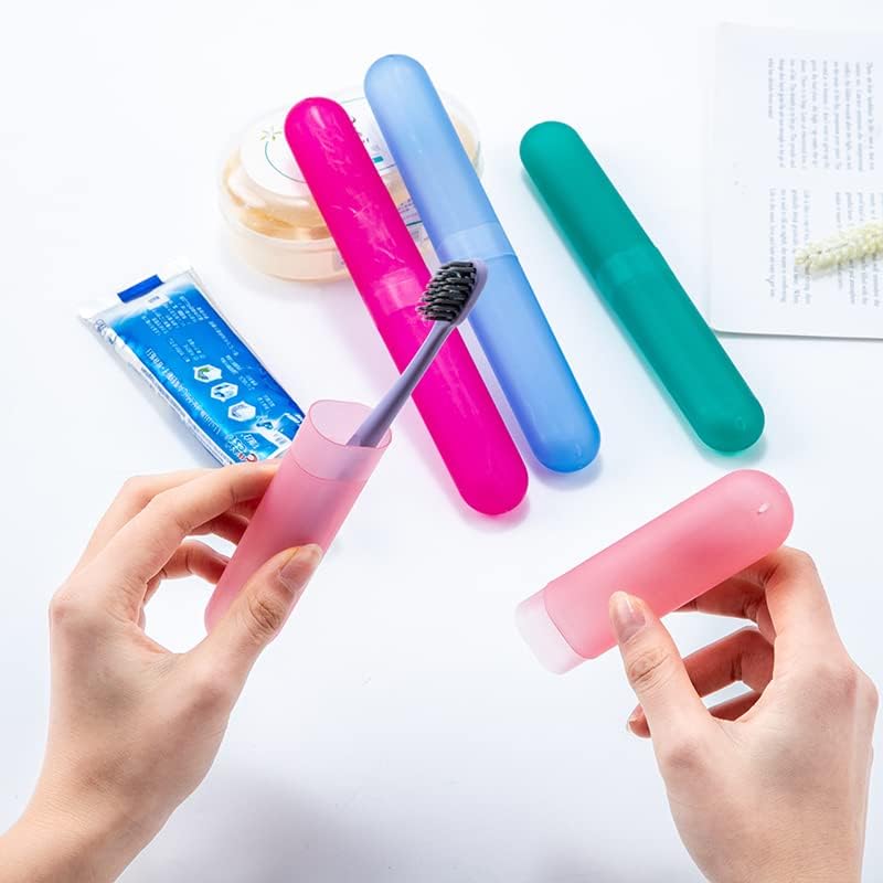 Raxon Innovation Raxon Innovation Anti Bacterial Toothbrush Container Tooth Brush Travel Covers Holder CasesMulti Color Size25cmX16cmX25 Pack of 4 Plastic  - Image 5