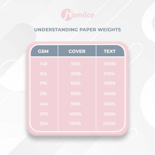 Hamilco White Cardstock Paper 11x17 65 lb Cover Card Stock 50 Pack - Image 3