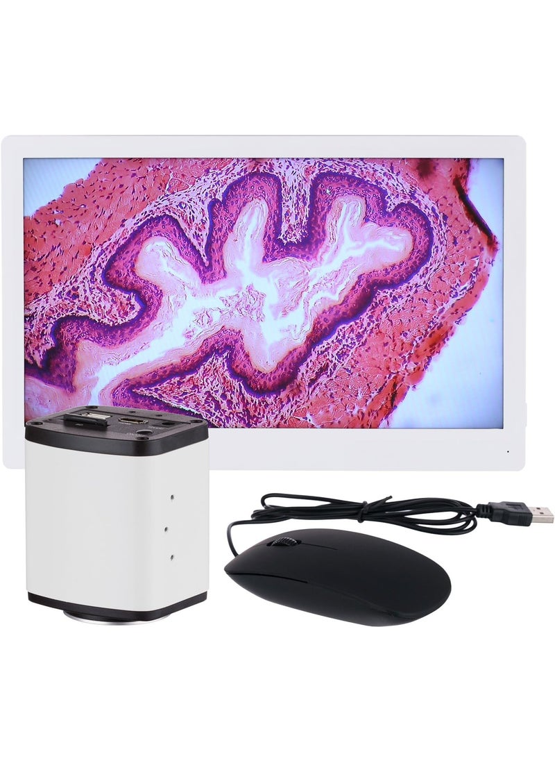 AmScope AmScope  1080p 15fps 5MP HDMI Color CMOS CMount Microscope Camera with Monitor for StandAlone and PC Imaging  HD1080AHDM  - Image 1