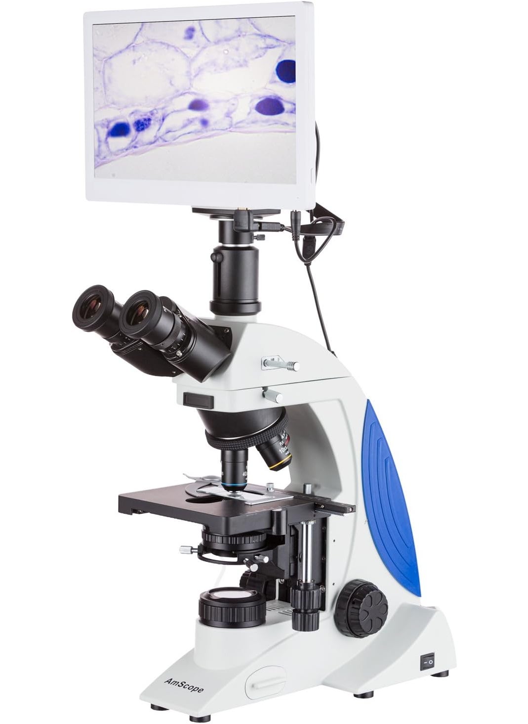 AmScope AmScope  1080p 15fps 5MP HDMI Color CMOS CMount Microscope Camera with Monitor for StandAlone and PC Imaging  HD1080AHDM  - Image 3