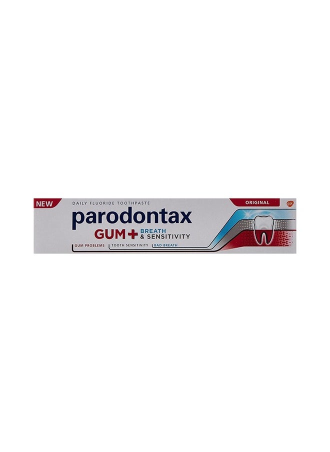 Parodontax - معجون أسنان للتنفس والحساسية اللثة 75 مل - Image 1