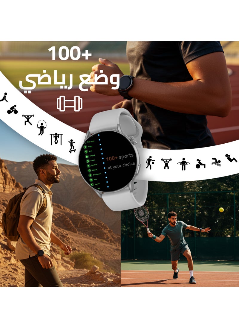 cardoo - Smart Watch X Orbit – Smartwatch for Men and Women – 1.6” AMOLED Display, Heart Rate & Sleep Monitor, Fitness Tracker with 100+ Sports Modes – Bluetooth Calling, AI Assistant, Waterproof – Compatible with Android & iOS - Image 1