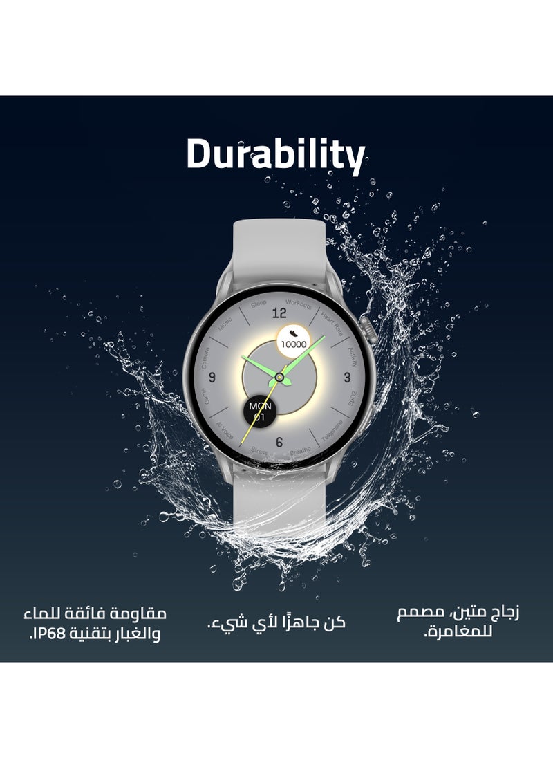 cardoo - Smart Watch X Orbit – Smartwatch for Men and Women – 1.6” AMOLED Display, Heart Rate & Sleep Monitor, Fitness Tracker with 100+ Sports Modes – Bluetooth Calling, AI Assistant, Waterproof – Compatible with Android & iOS - Image 1