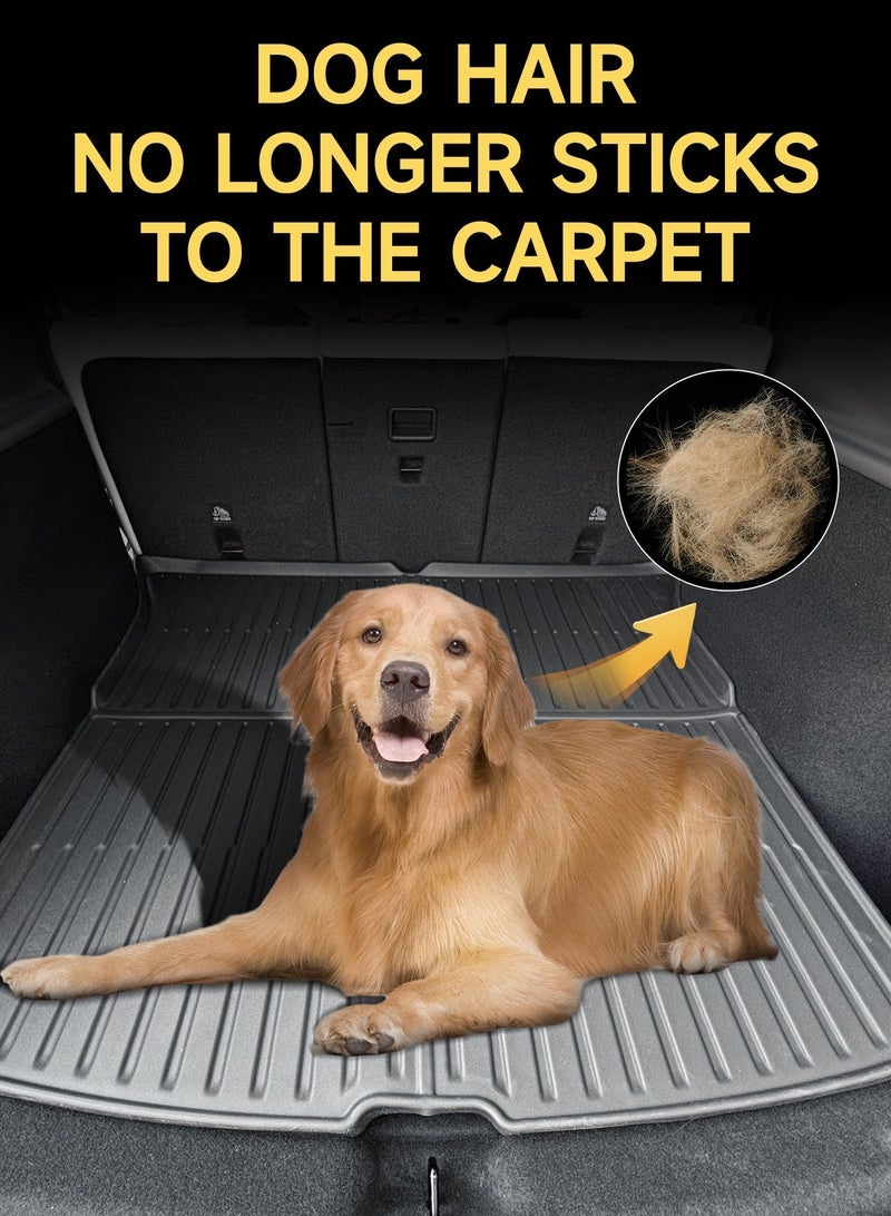 كيل › سجاد أرضي جديد لسيارة تيسلا موديل واي جونيبر 2025-2026، سجاد أرضي لجميع الفصول لسيارة تيسلا موديل واي 2025، سجاد صندوق الأمامي وسجاد الصندوق الخلفي (بطانة أمتعة المقصورة الخلفية)، اكسسوارات تيسلا موديل واي 2025-2026 (6 قطع) (تناسب فقط سيارة تيسلا موديل واي جونيبر الجديدة 2025-2026) - Image 3