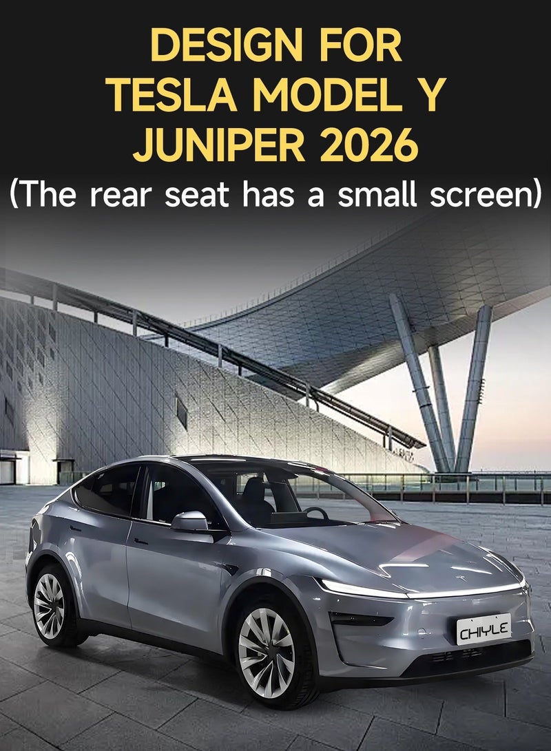 كيل › سجاد أرضي جديد لسيارة تيسلا موديل واي جونيبر 2025-2026، سجاد أرضي لجميع الفصول لسيارة تيسلا موديل واي 2025، سجاد صندوق الأمامي وسجاد الصندوق الخلفي (بطانة أمتعة المقصورة الخلفية)، اكسسوارات تيسلا موديل واي 2025-2026 (6 قطع) (تناسب فقط سيارة تيسلا موديل واي جونيبر الجديدة 2025-2026) - Image 2