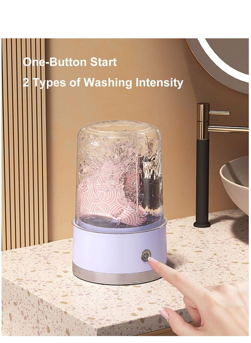 1L Portable Mini Washer – Wireless Handheld Washing Machine for Underwear, Socks & Small Clothes | Compact & Deep Cleaning | Ideal for Travel, Dorms, Apartments | Green Energy Efficient  - Image 4