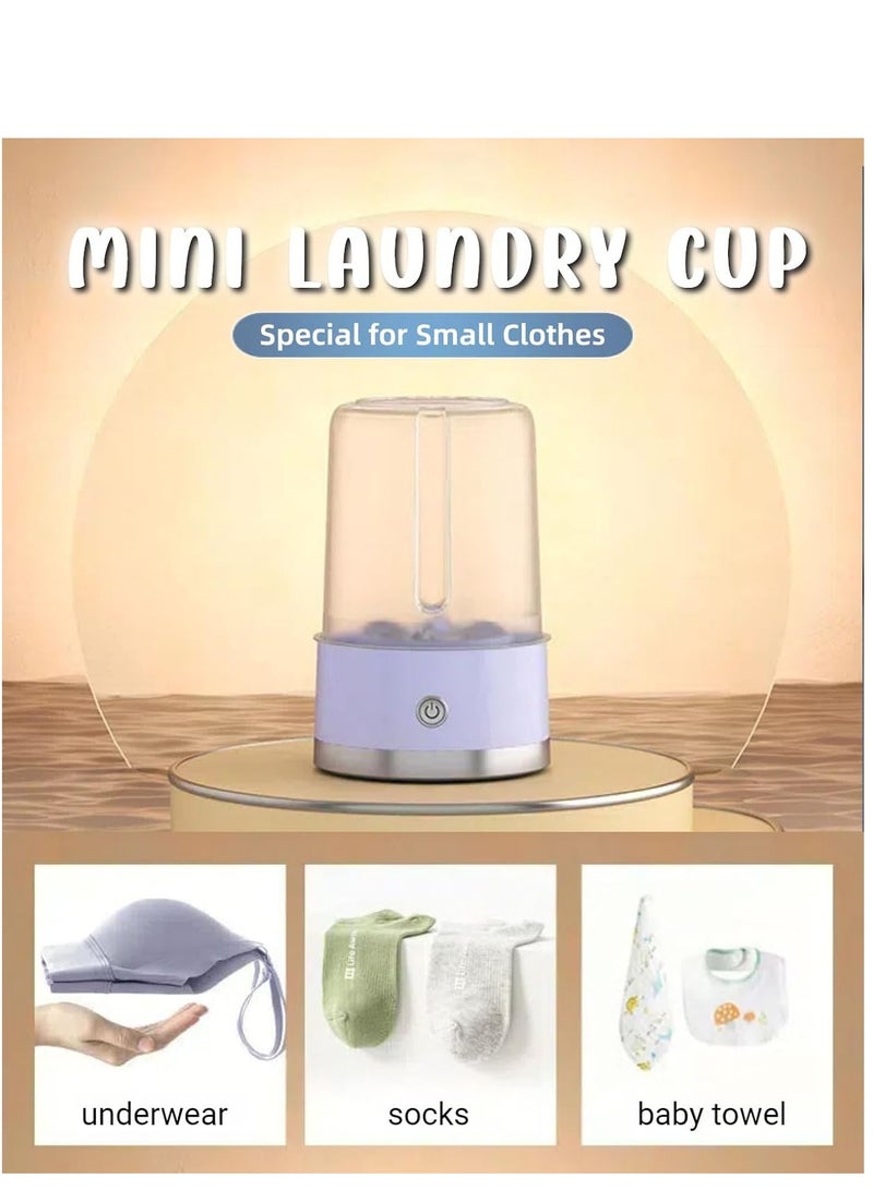 1L Portable Mini Washer – Wireless Handheld Washing Machine for Underwear, Socks & Small Clothes | Compact & Deep Cleaning | Ideal for Travel, Dorms, Apartments | Green Energy Efficient  - Image 1