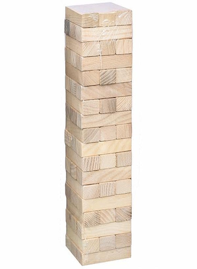 Lefan Classic Wooden Tumble Tower Game | Hardwood Blocks | Stacking Tumbling Tower Games for Kids Ages 4+ | Tumbling Tower Game | Hardwood Blocks | Tumble Tower Game 54 - Image 1