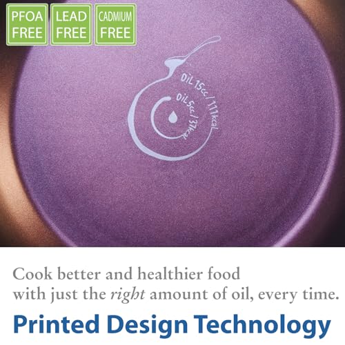 TECHEF - Art Pan Collection Wok/Stir-Fry Pan, Coated 5 times with Teflon Select Non-Stick Coating (PFOA Free) - Made in Korea (12 IN with Lid) - Image 3