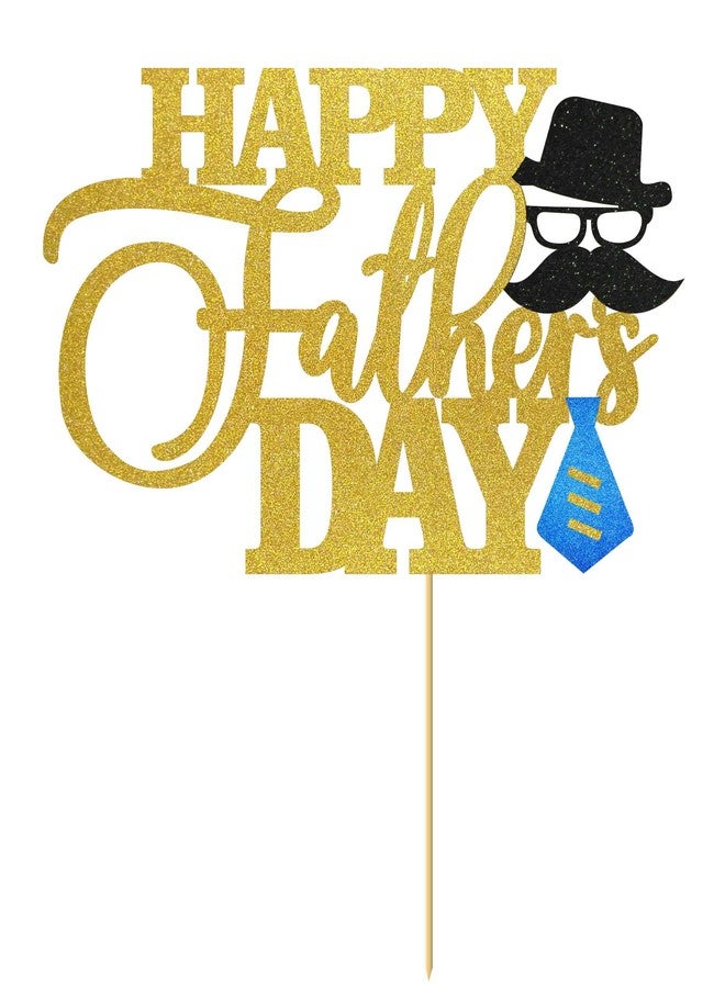 SVM CRAFT® Fathers day cake topper, fathers birthday cake topper, best dad ever cake topper