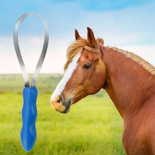 DiDiBirDi Dual-Sided Shedding Blade Dog Hair Brush - Stainless Steel Grooming Tool for Horses, Cattle, Sheep with Comfort Grip - Fine & Coarse Teeth for Long and Short Hair（2 Pcs） - Image 5