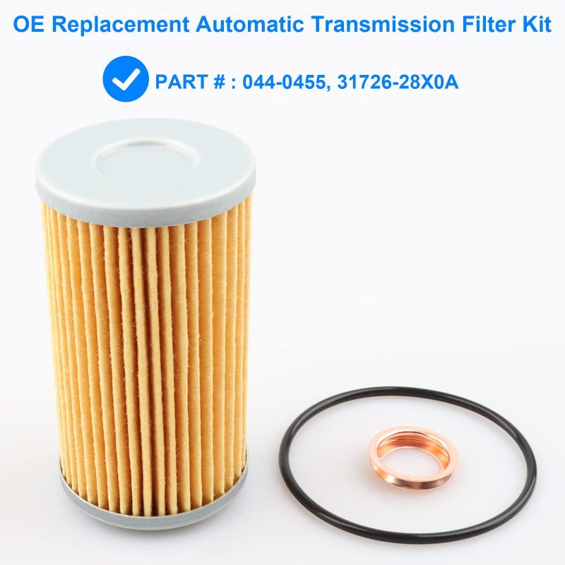 Allmotorparts Transmission Oil Cooler Filter Kit, Replace 044-0455 0440455 Compatible with Nissan Infiniti CVT - Altima, Juke, Maxima, Murano, NV200, Pathfinder, Rogue, Sentra, Versa Note, QX50 QX60, Year 2013-2022  - Image 2