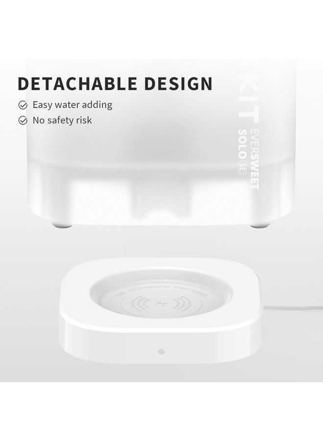 PETKIT New Cat Water Fountain with Wireless Pump, Ultra Quiet 65oz/1.85L Pet Water Fountain for Cats and Dogs Inside, Detachable Design Easy to Clean and Assemble, Filters Included - Image 4