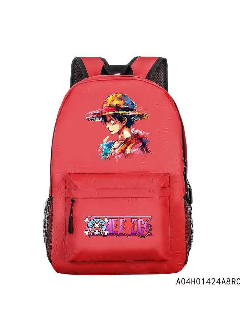 Schoolbags are available for students and adults to exercise-H01-: Broken straw hat Pirate\n - 406  - Image 1