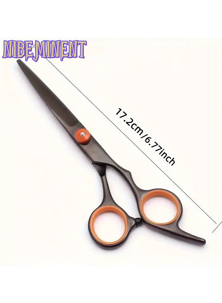 NIBEMINENT 6-inch hair cutting scissors hair cutting tool set. Hair cutting scissors set. Thinning scissors styling tool, shaver comb set, hair cutting comb, shaver, double-sided comb, apple comb - Image 3