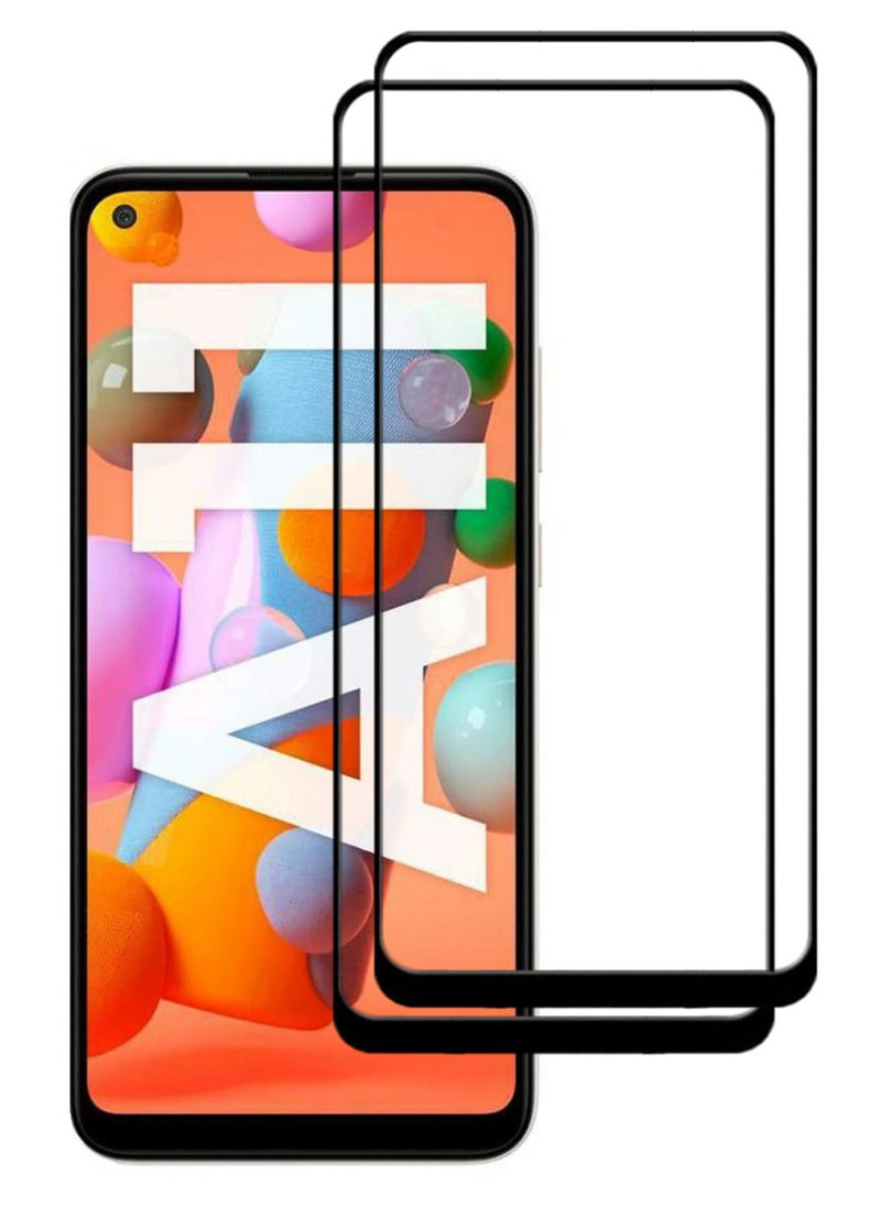 ACLIX 2 Pieces Antistatic ESD Dustproof Premium Quality High Definition Tempered Glass Screen Protector Designed For Samsung Galaxy A11 - Image 1