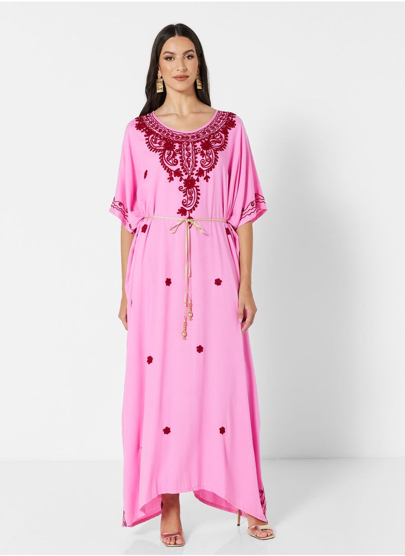 ARABIAN CLOSET EMBROIDERED KAFTAN  - Image 1