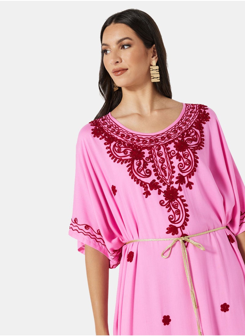 ARABIAN CLOSET EMBROIDERED KAFTAN  - Image 3