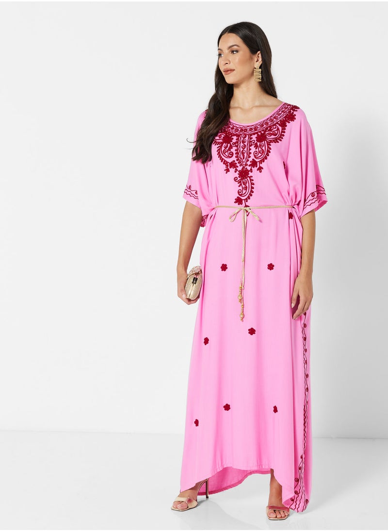 ARABIAN CLOSET EMBROIDERED KAFTAN  - Image 5