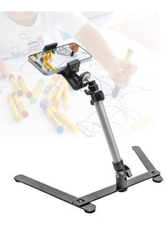 XiuWoo Adjustable Tabletop Phone Stand,Phone Photography Holder,Desktop Tripod Mount for Video Record  - Image 1