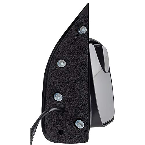 Brock Passengers Power Side View Mirror with Spotter Glass Sail Type Replacement for 2009-2014 E-Series Van AC2Z 17682 AA - Image 4