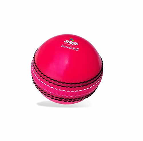 jaspo Incrediball Soft T20 Cricket Training Ball Quantity1 Indoor Outdoor Play and Cricket Practice 229 Cm Circumference PVC Material ColourPink - Image 1