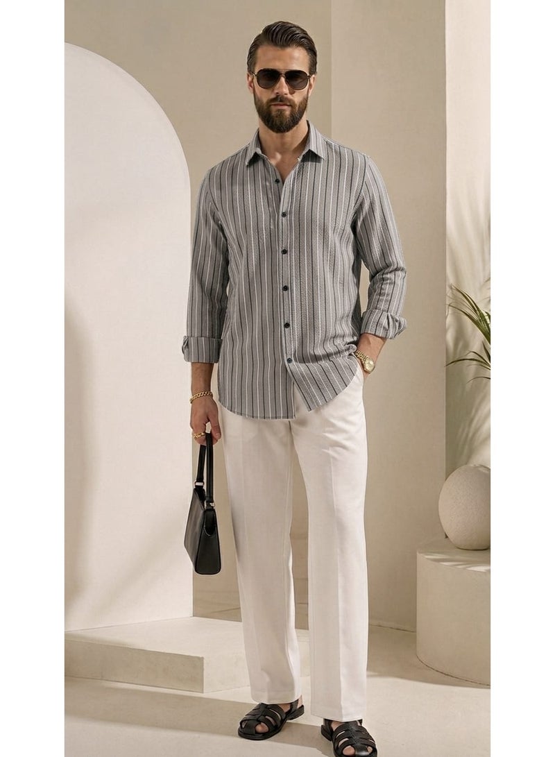 Men's Full Sleeve  Casual Shirt - Image 2