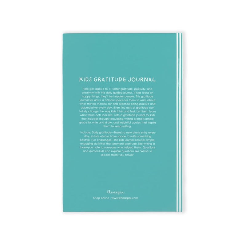 CHAARPAI Kids Gratitude Journal for 6 Months, Daily Confidence Build Up & Self Growth Journal for Kids, A5 Size,100 GSM Paper with Matt Laminated Hardbound Cover, 5-12 Age(I Am So Grateful Gratitude) - Image 2