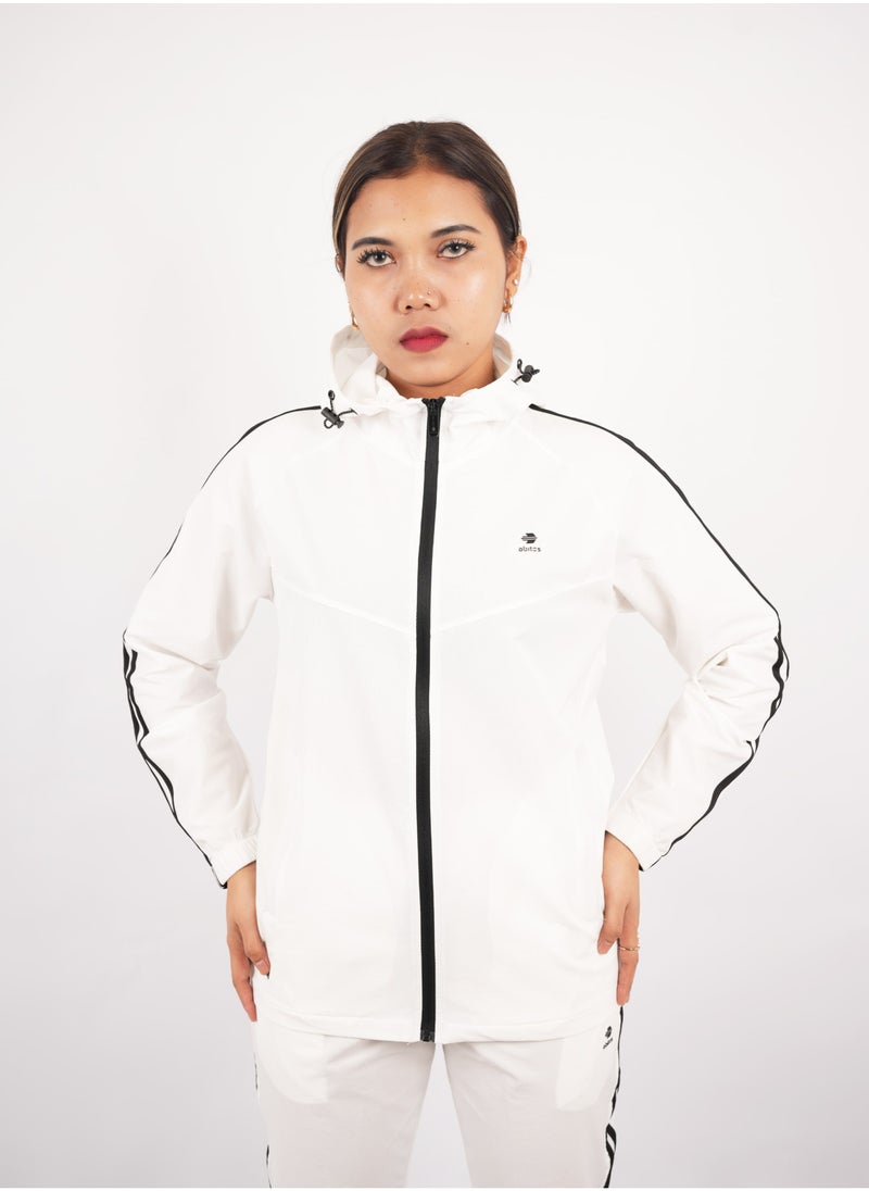 Women’s White Long Sleeve Sportswear Hoodie – Athletic Fit Training Jacket - pzsku/Z5C7F5AF7A6E3C19F2901Z/45/_/1732522872/6fdc563f-2f34-4ca8-b495-136445321858